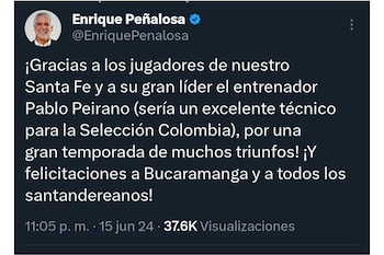 El exalcalde agradeció a los