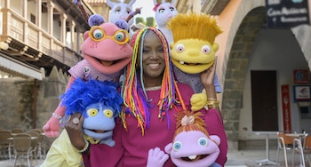 Lucrecia en el programa infantil