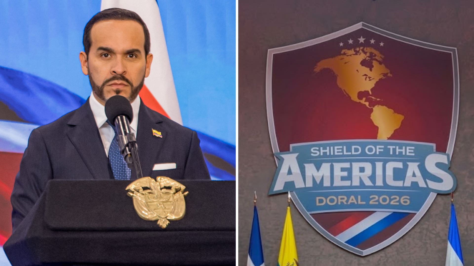 El presidente Abelardo de la Espriella tomó, como una de sus principales decisiones en materia de seguridad, la adhesión de Colombia al Escudo de las Américas - crédito Joel González/Presidencia - AFP