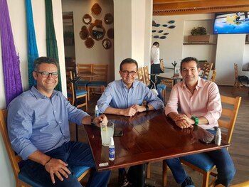 Ildefonso Guajardo se reunió con