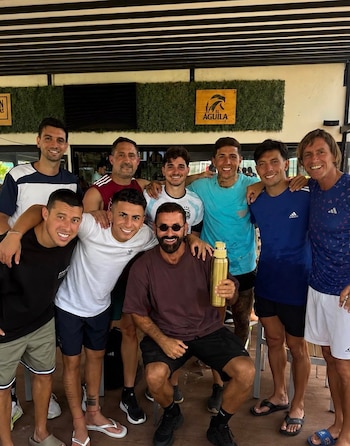 Los jugadores de la selección argentina que coincidieron en Ibiza