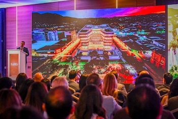 El objetivo principal de la bienal es consolidar una plataforma cultural y productiva que utilice la arquitectura como motor de desarrollo para el país./(Secretaría de Prensa)