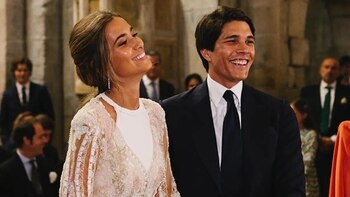 El día más feliz de María Pombo y su anécdota más polémica: la historia detrás del himno de España en el altar