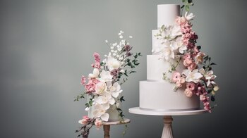 Los pasteles artísticos de boda