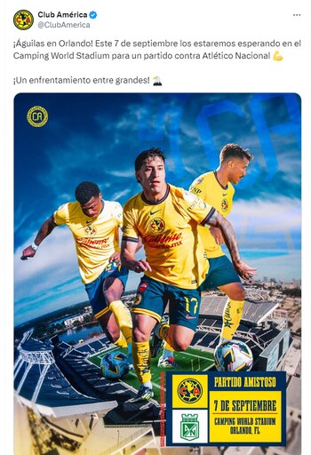 Atlético Nacional sostendrá un partido