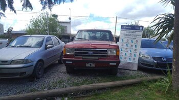 Algunos de los rodados confiscados