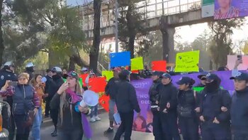 Policías abrieron un carril de