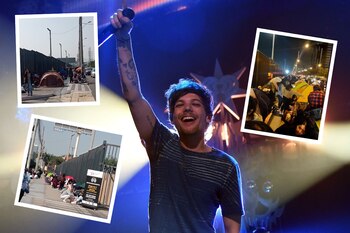 Fans del cantante Louis Tomlinson