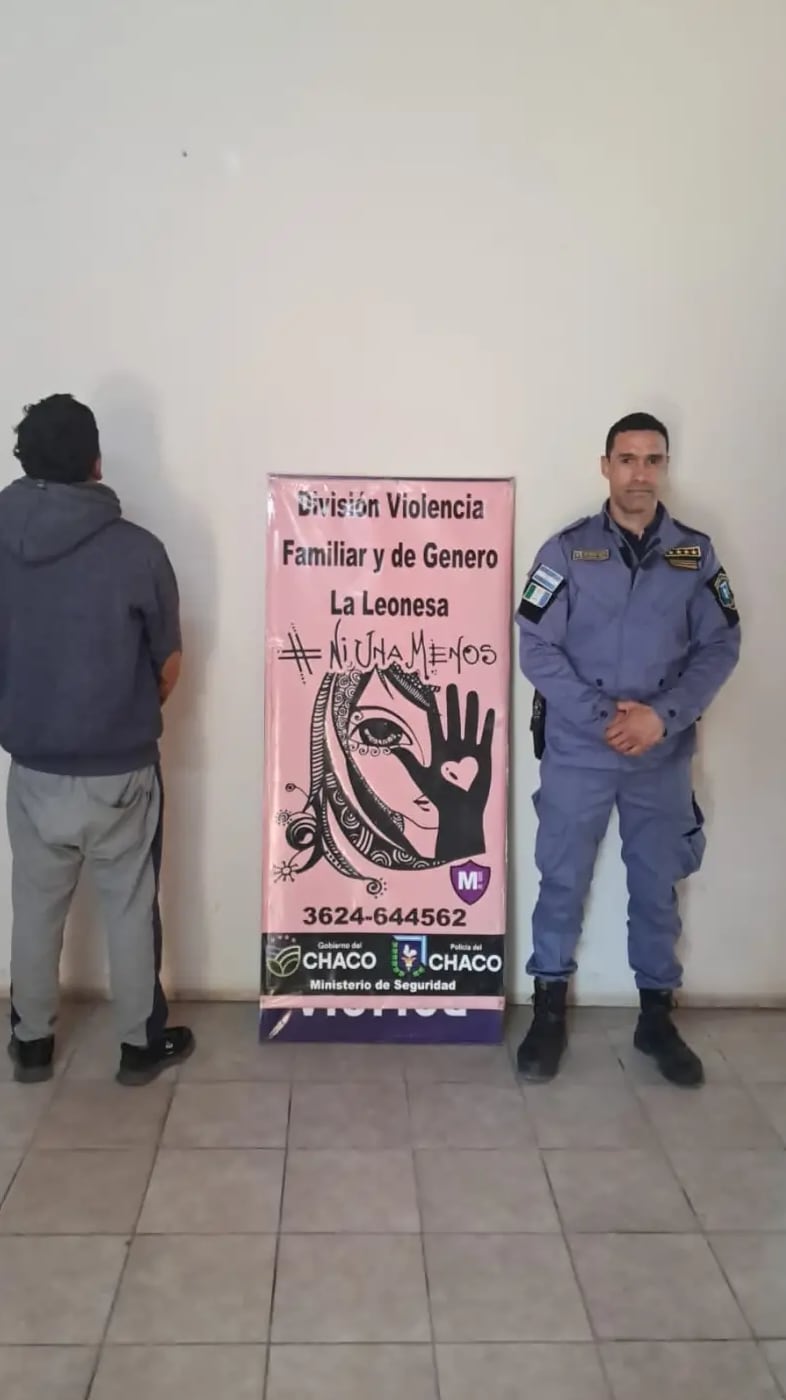 El joven de 23 años quedó detenido por orden de la Fiscalía de Género N° 9 (Fuente: Diario Chaco)
