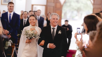 El ingreso a la ceremonia