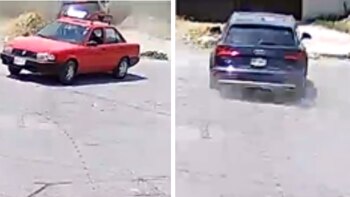 Camioneta choca en contra de