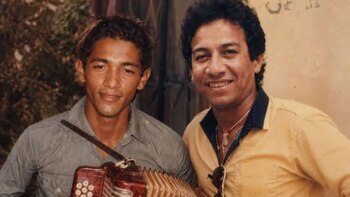 Martín Maestre y Diomedes Díaz - crédito Captura de Pantalla Facebook