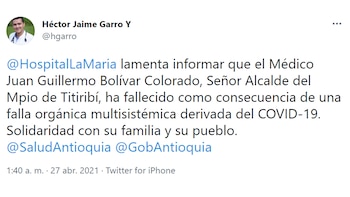 Gerente del Hospital La María,