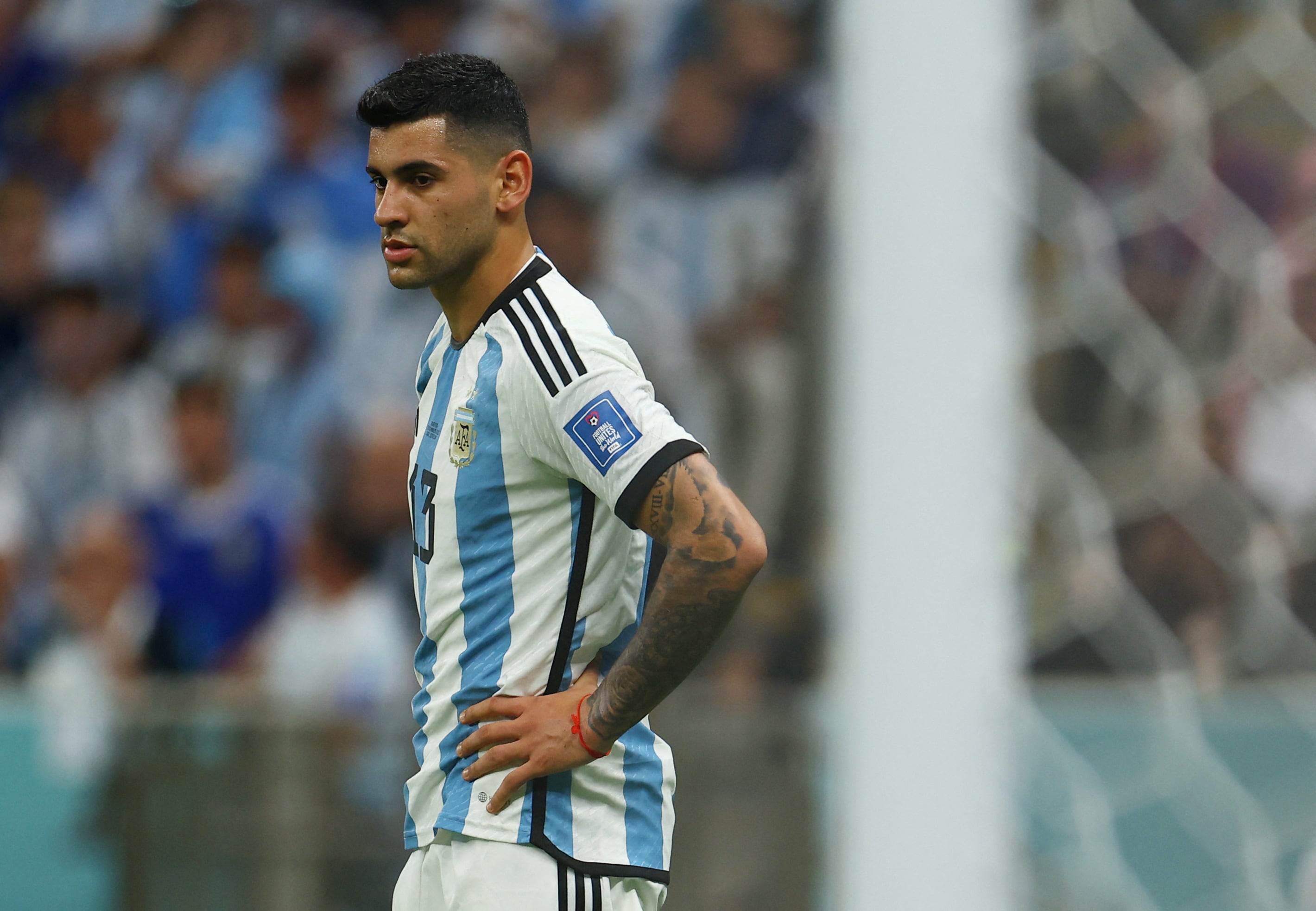 Cuti Romero, un pilar en la defensa de Argentina (REUTERS/Molly Darlington)