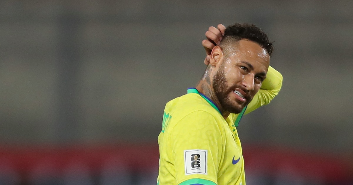 Neymar, delantero de la selección de Brasil