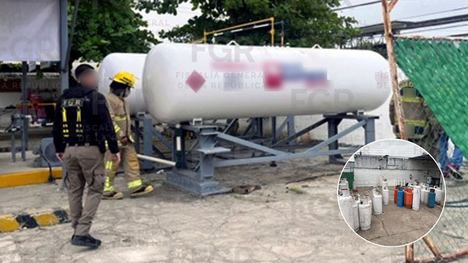 El sitio fue asegurado por las autoridades federales. Crédito: FGR