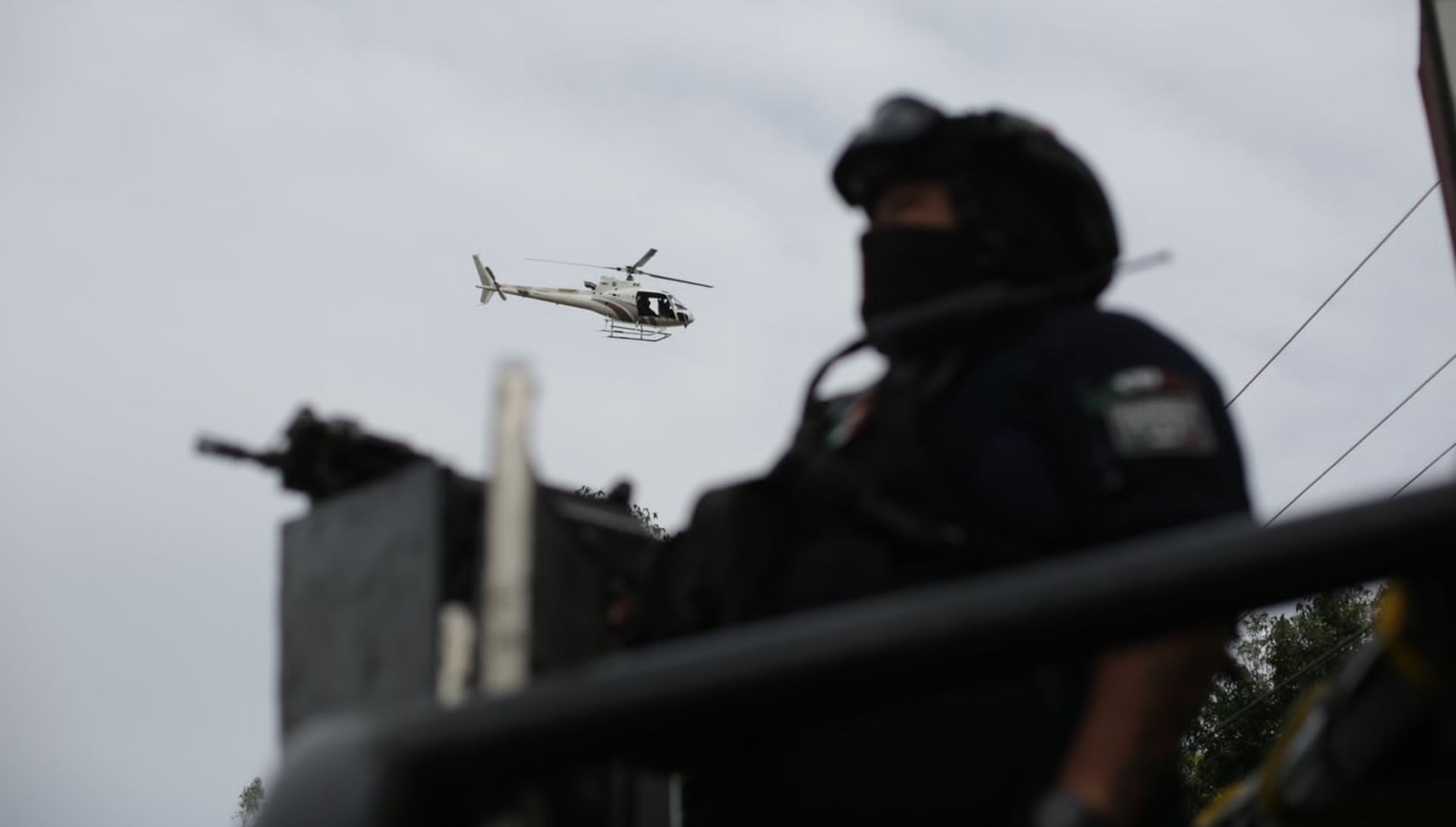 Elementos de la Guardia Civil, la Guardia Nacional y el Ejército desplegaron un operativo de seguridad. (SSP Michoacán)
