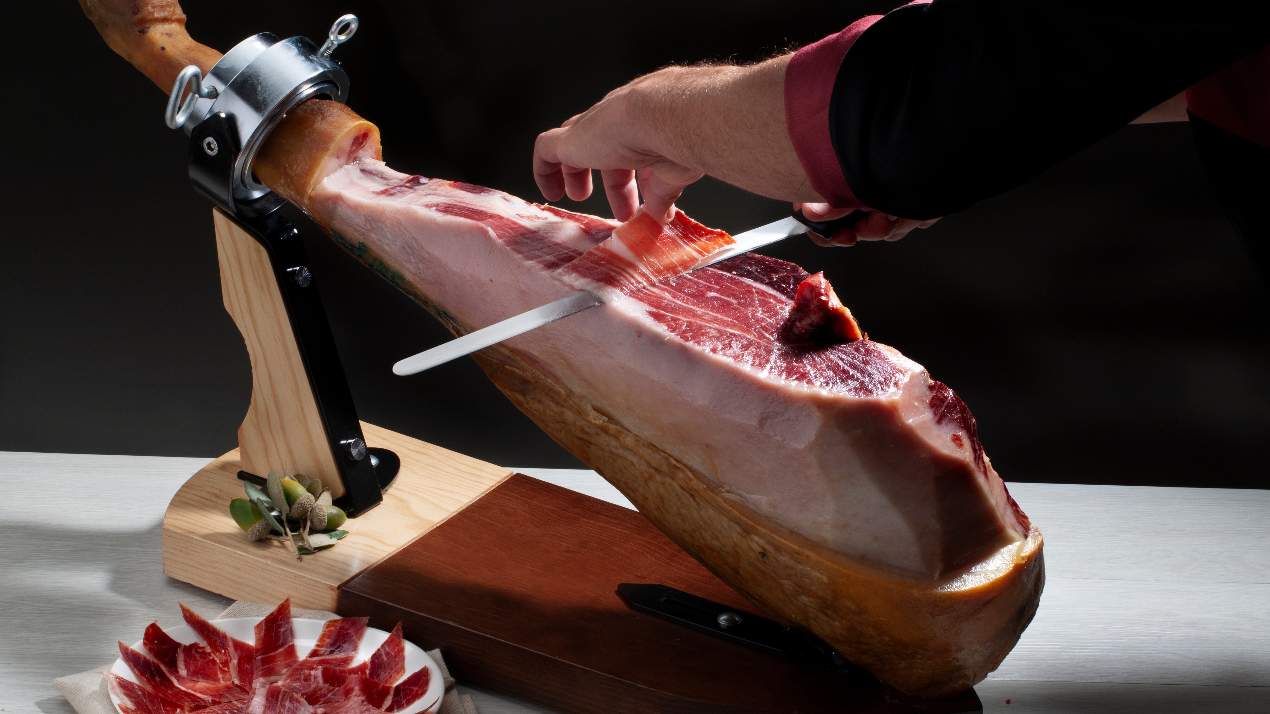 Un jamón abierto. (Adobe Stock)