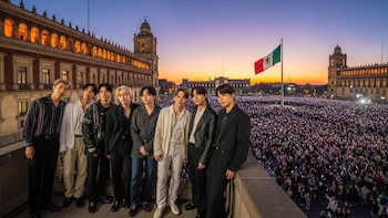 ARMYs piden “no acosar” a BTS en reunión con Claudia Sheinbaum en Palacio Nacional