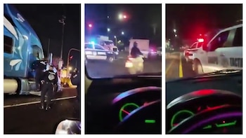 Lo pararon para revisión pero