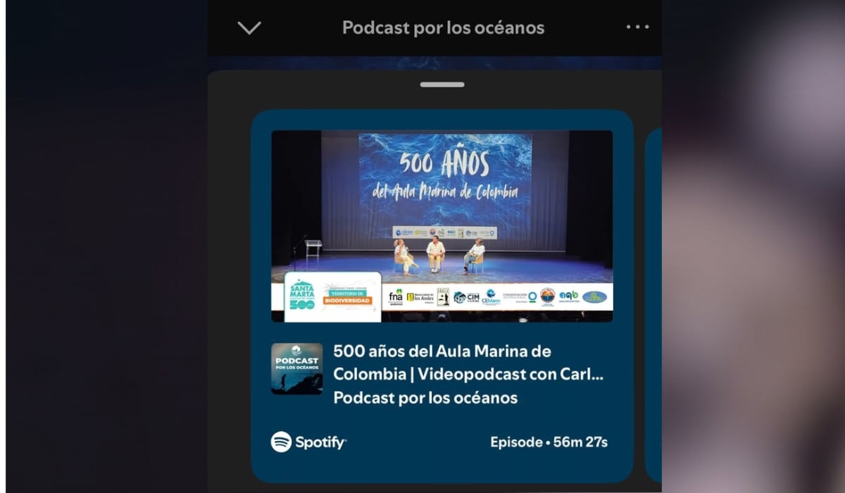Actualmente, en Colombia, casi 6 de cada 10 oyentes de podcasts eligieron también la experiencia en video en Spotify, cuyo
consumo mensual creció cerca de 70% en el último año.