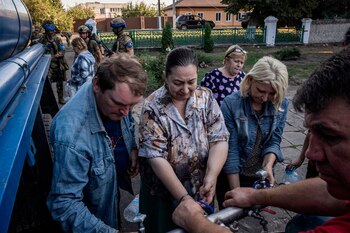 Los civiles rusos de Sudzha