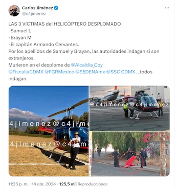 Carlos Jiménez revela la identidad