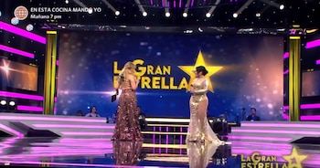 Massiel Málaga llega a escena.