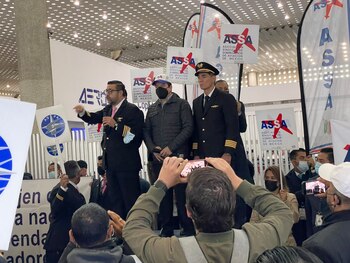 Protesta / Aeromar / AICM