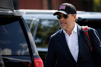 Fotografía de archivo, tomada en julio de 2023, en la que se registró a Hunter Biden, hijo del presidente de Estados Unidos, Joe Biden, en Washington DC (EE.UU.). EFE/Ting Shen/Pool