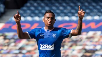 En video: Alfredo Morelos volvió