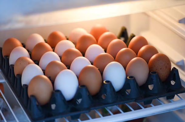 La puerta del refrigerador expone los huevos a cambios de temperatura que favorecen microfisuras en la cáscara y la entrada de microorganismos - (Freepik)