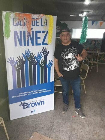 Rubén Docampo trabajó en hogares,