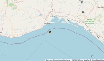 Temblor reportado en Oaxaca.
(SSN)
