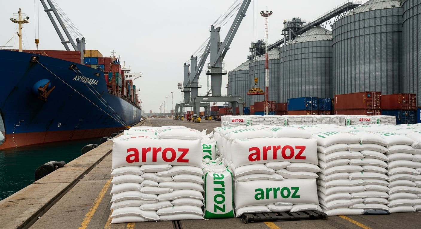 El envío de grandes volúmenes de arroz sin procesar procedente de Brasil llegó a Venezuela mientras la recolección local se encontraba en su punto máximo, lo que incrementó la presión sobre los agricultores del rubro en el país. (Imagen Ilustrativa Infobae)