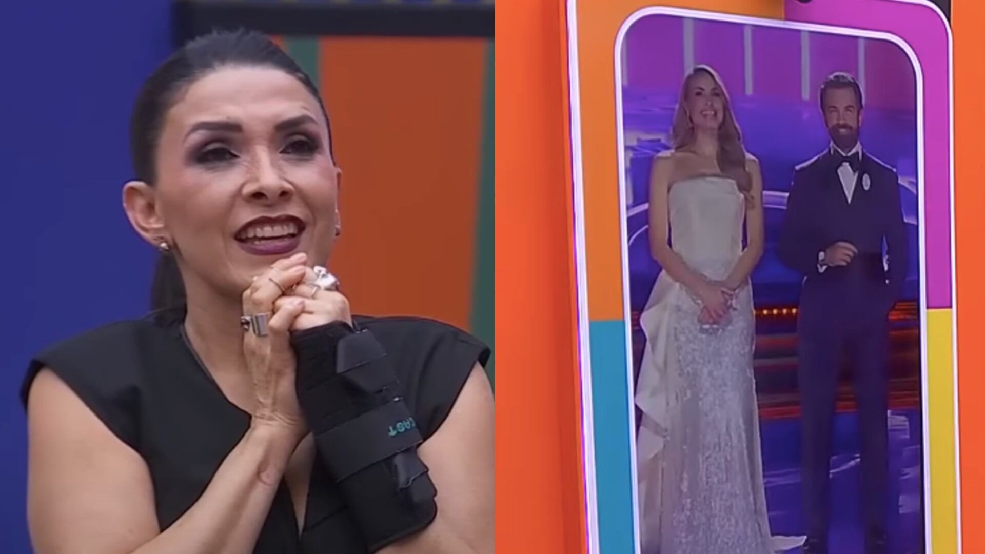 Los habitantes se despiden de Odalys Ramírez y Diego de Erice.