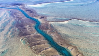 Montgomery Reef: el singular arrecife australiano que emerge y desaparece cada día por el efecto de las mareas extremas