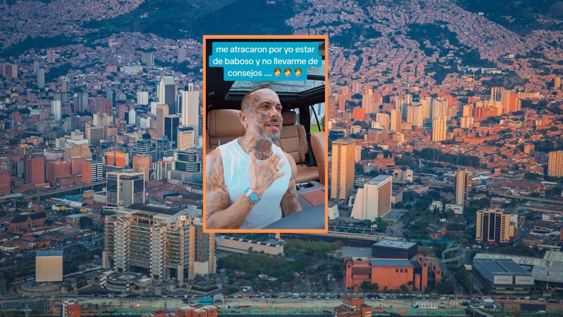 Influencer dominicano fue atracado en Medellín junto a su hijo en pleno robo en moto
