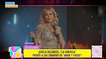 ¿Traición? Gisela Valcárcel responde sobre el éxito de Edson Dávila en América TV. Captura: Amor y Fuego.