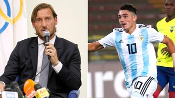 Totti y Matías Palacios, con