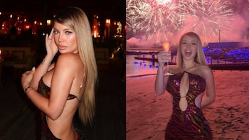 Flavia Laos pasó AÑo Nuevo