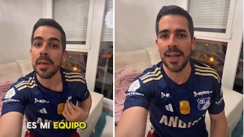‘Influencer’ español se declaró hincha de un equipo del fútbol profesional colombiano y causó debate en redes sociales: “Millos, locas”