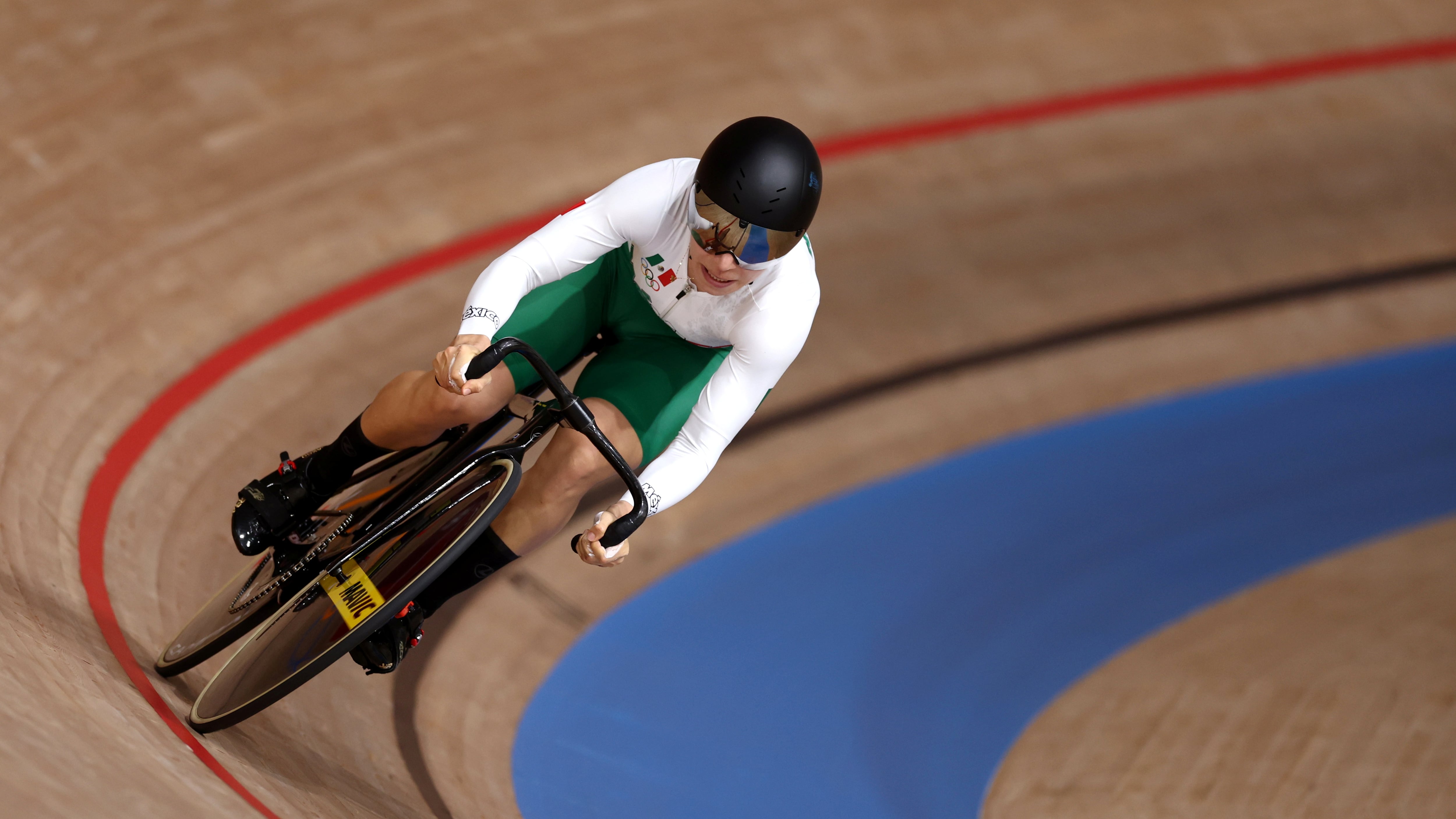 Las ciclistas mexicanas entraron a escena este miércoles con miras a sumar puntos en el ranking mundial para buscar la clasificación a Juegos Olímpicos. (REUTERS/Christian Hartmann)
