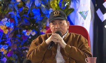 Ortega vinculó las tensiones con Washington con el debate por los cambios constitucionales aprobados el 1 de septiembre, que Estados Unidos cuestionó por limitar aún más la competencia electoral (Cortesía: Canal 6 Nicaragua).