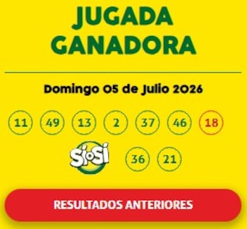 Resultados de la Tinka hoy 5 de julio de 2026: números ganadores, boliyapa y pozo. Captura: La Tinka.