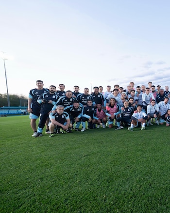 álbum de Messi última práctica con la selección