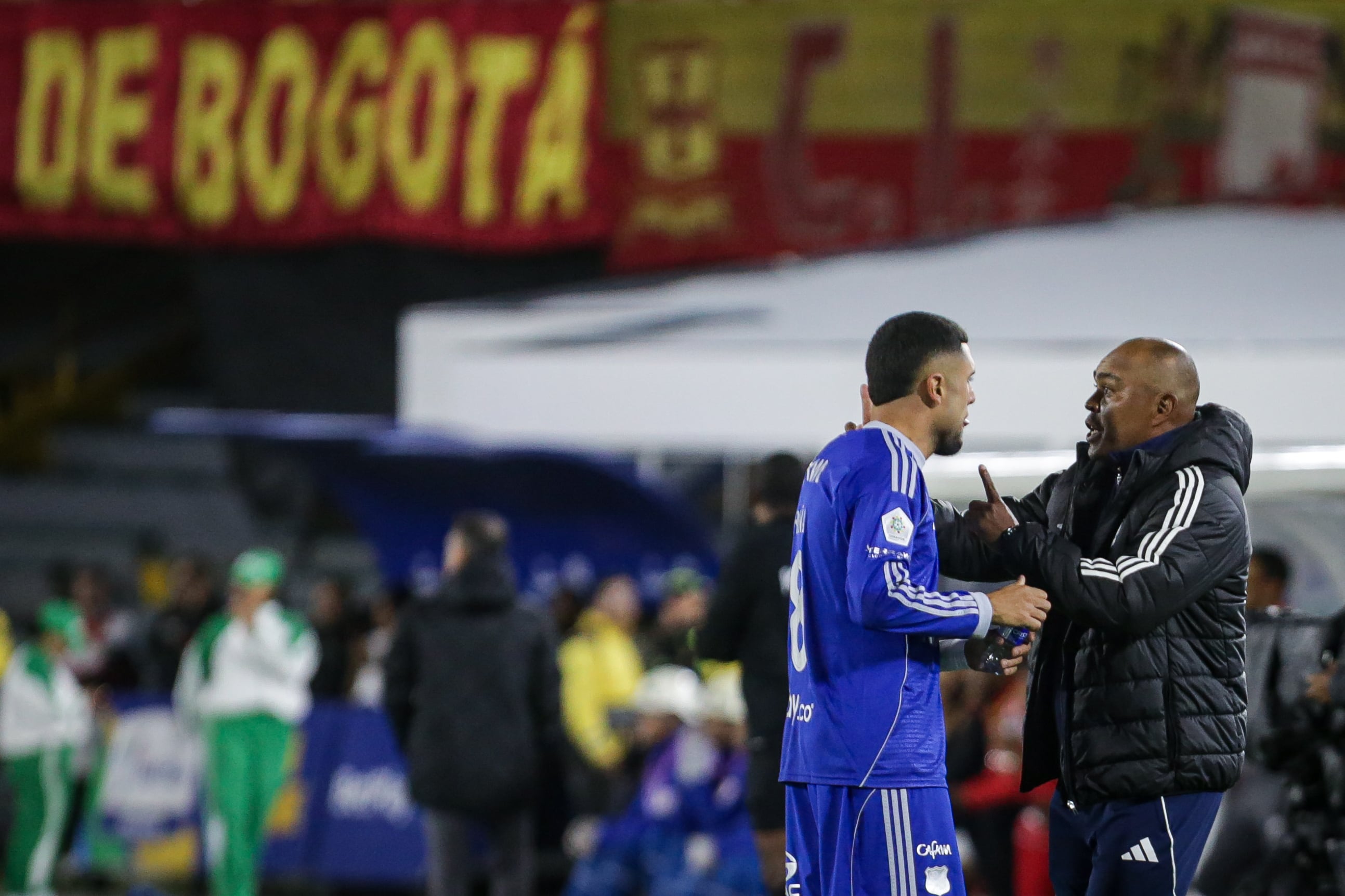 Millonarios tomó la decisión de terminar el contrato de Fabián Bustos pese a tener un rendimiento del 60% - crédito Cristian Bayona - Colprensa