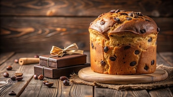 Receta de panettone sin gluten,