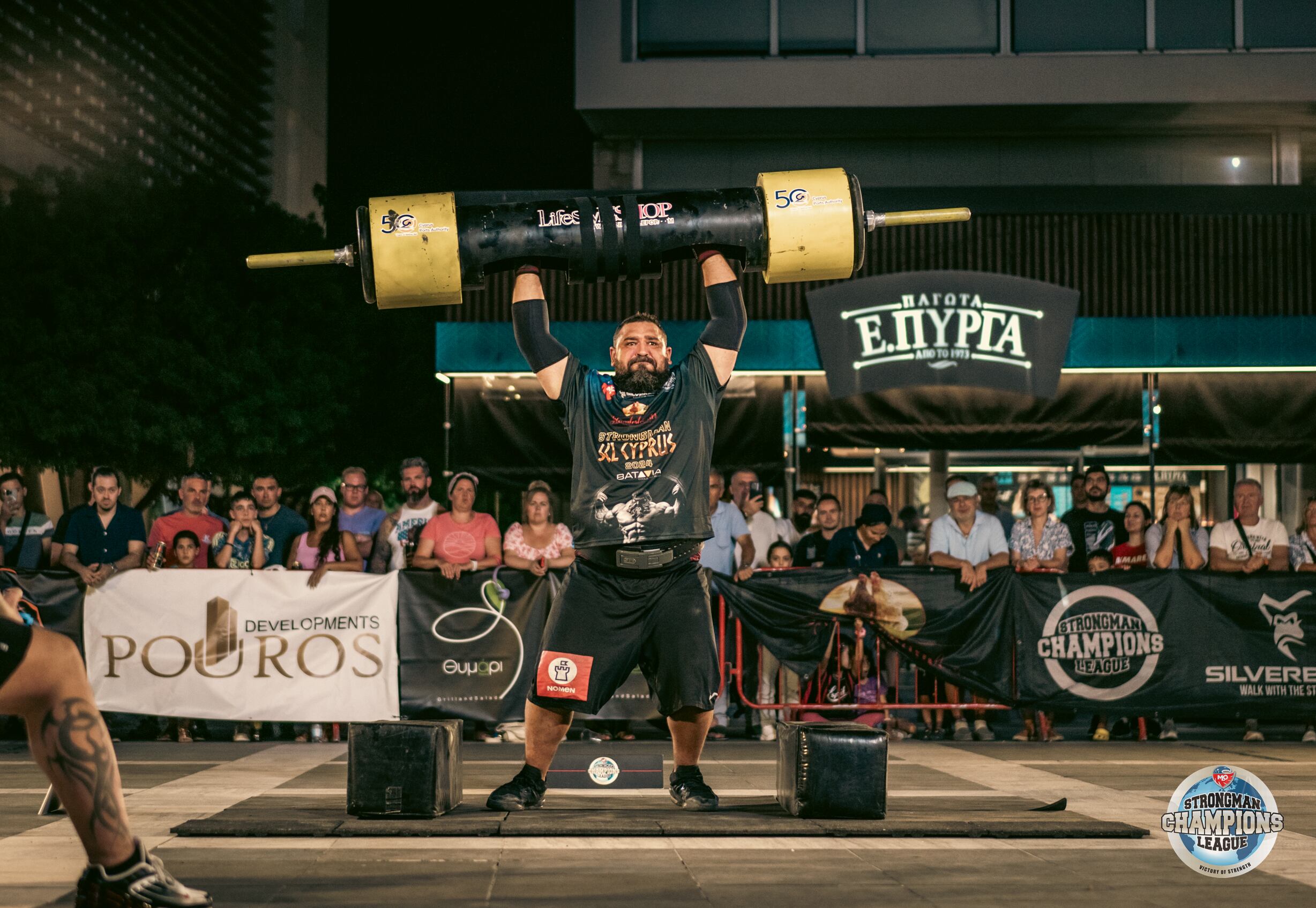 Juan Ferrer ha batido varios récords en competiciones de Strongman. (Cedida por D.Moore Talents)