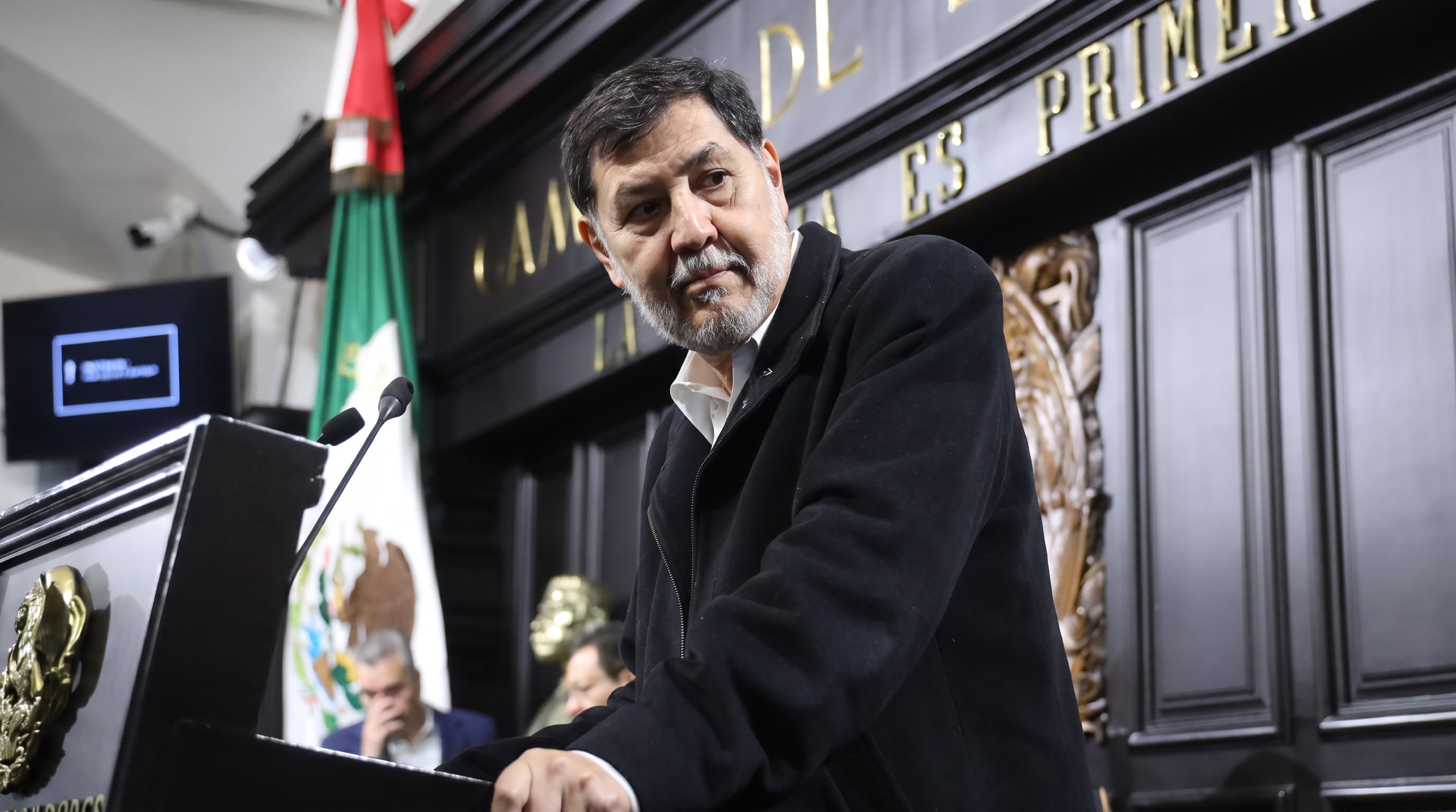 Noroña cuestiona las decisiones internas tomadas por Morena. (Grupo Parlamentario Morena)